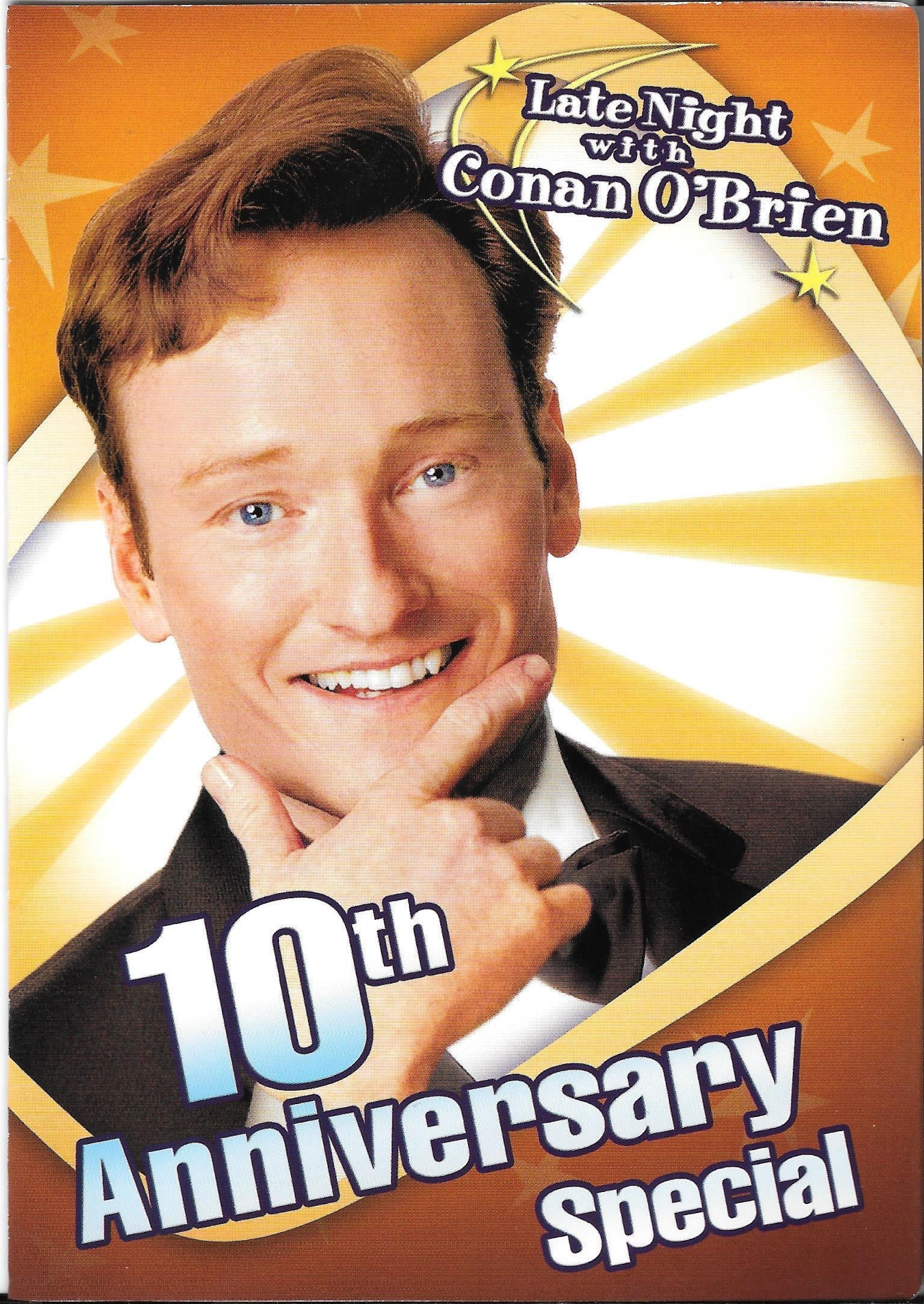 Постер Late Night with Conan O'Brien: 10th Anniversary Special